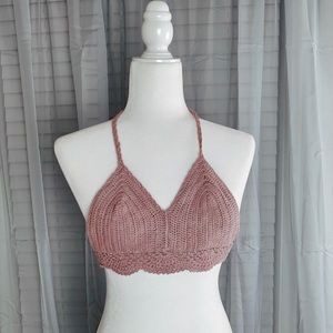 NWT|Sadie & Sage Blush Colored Bralette MEDIUM